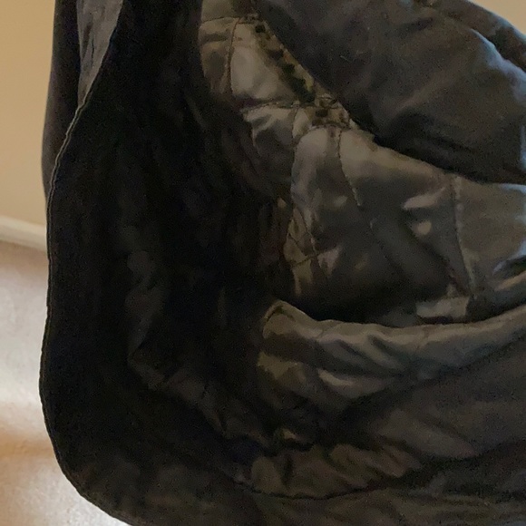 NWOT H&M BLACK PADDED PARKA WITH HOOD - Picture 7 of 7